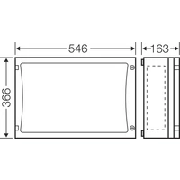 Hensel FP 0401 68000261 Gehäuse 546 x 366 x 163 Kunststoff 1St. Hensel FP 0401 68000261 Gehäuse 546 x 366 x 163 Kunststoff 1St.