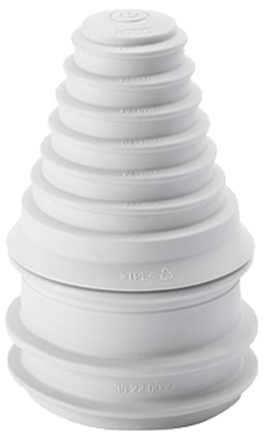 Hensel KST 82 Stufenstutzen Lichtgrau 1St.