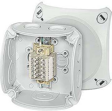 Hensel RK 0205 T Installationsverteiler 93 x 93 x 62 Grau 1 St.