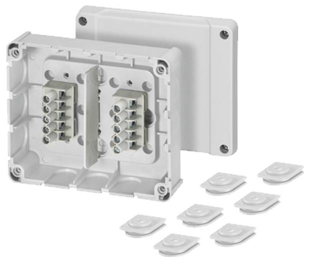Hensel 6000042 Abzweigdose halogenfrei, plombierbar (L x B) 139mm x 119mm 1St.