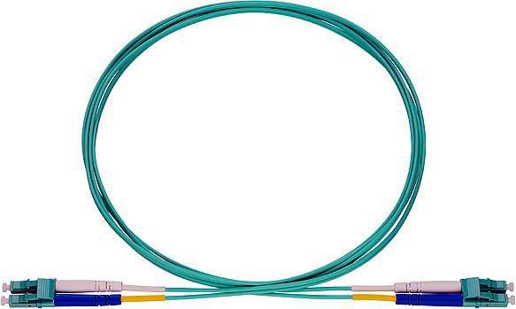 Rutenbeck 228050002 Glasfaser LWL Anschlusskabel [1x LC-D Stecker - 1x LC-D Stecker] Multimode OM3 2.00 m