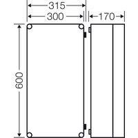 Hensel Mi 9400 20001053 Gehäuse 300 x 600 x 170 Kunststoff 1St. Hensel Mi 9400 20001053 Gehäuse 300 x 600 x 170 Kunststoff 1St.