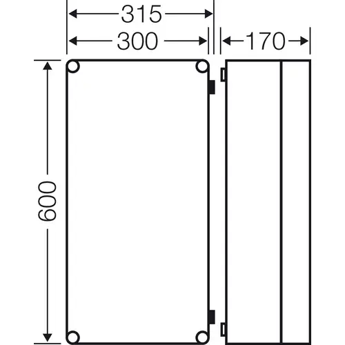 Hensel Mi 9400 20001053 Gehäuse 300 x 600 x 170 Kunststoff 1St. Hensel Mi 9400 20001053 Gehäuse 300 x 600 x 170 Kunststoff 1St.