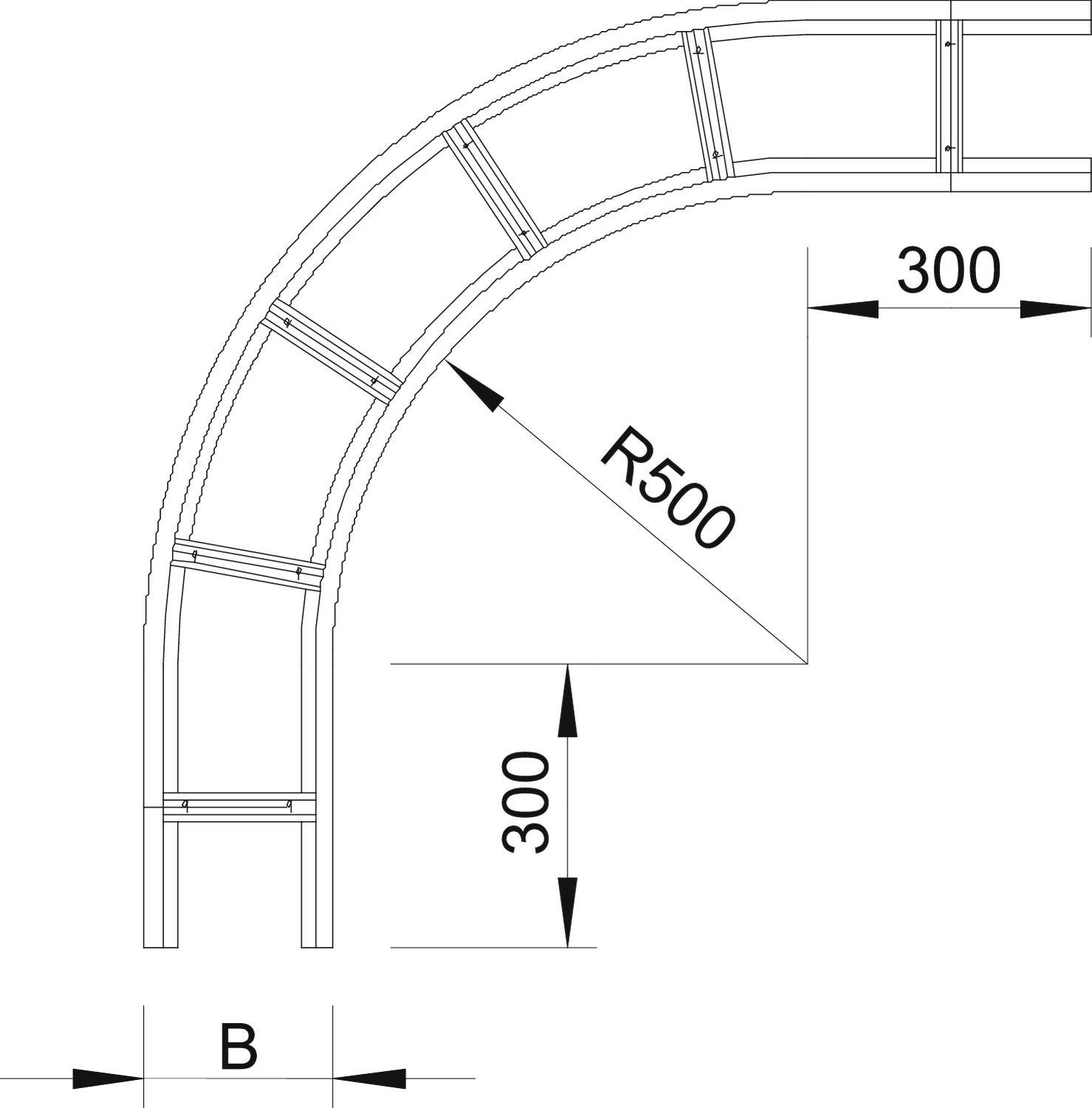 OBO Bettermann 6229441 Bogen 1St.