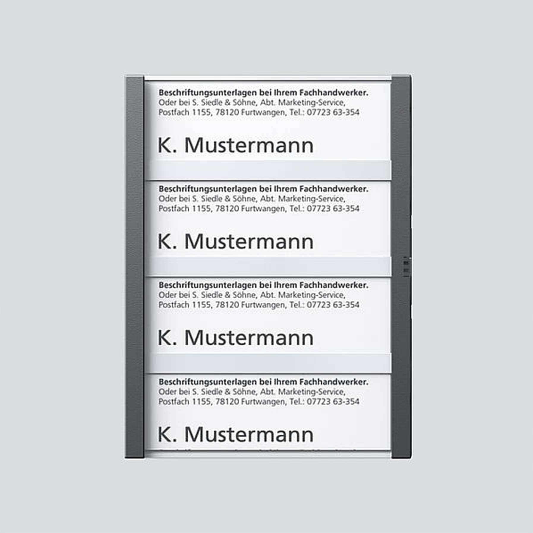 Siedle 200029963-00 Türsprechanlagen-Zubehör Montagezubehör Grau