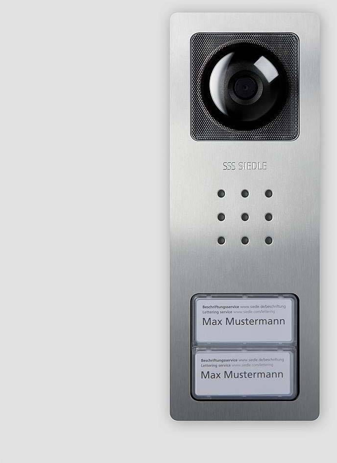 Siedle 210008754-00 Türsprechanlagen-Zubehör Montagezubehör Silber