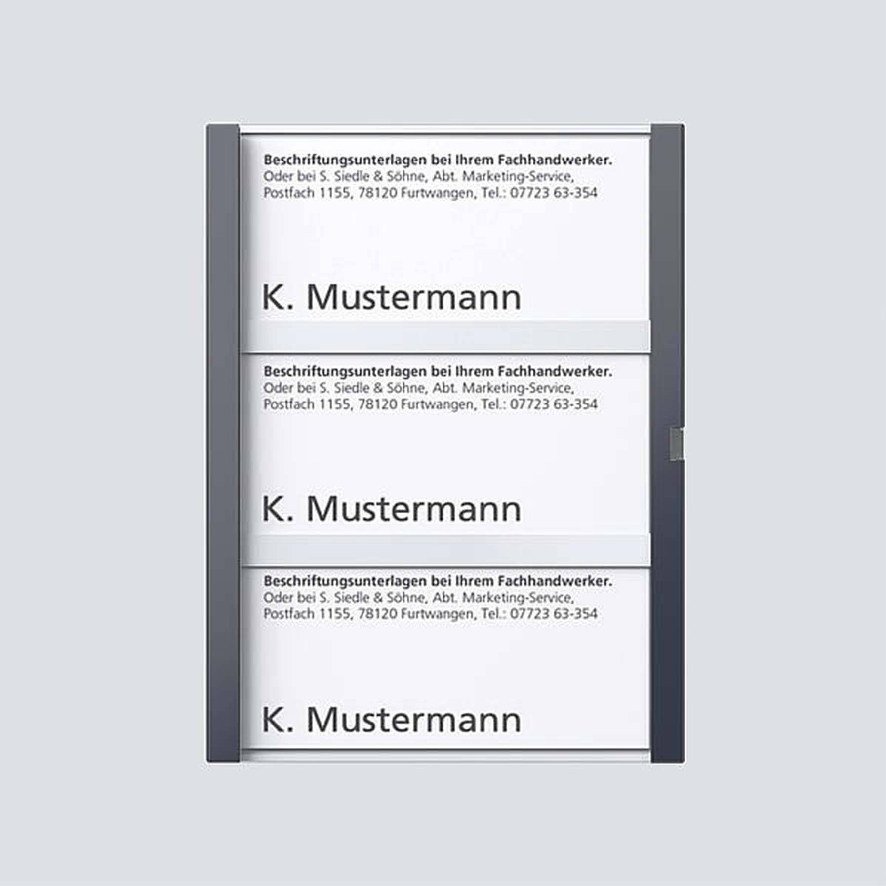 Siedle 210007070-00 Türsprechanlagen-Zubehör Montagezubehör Grau