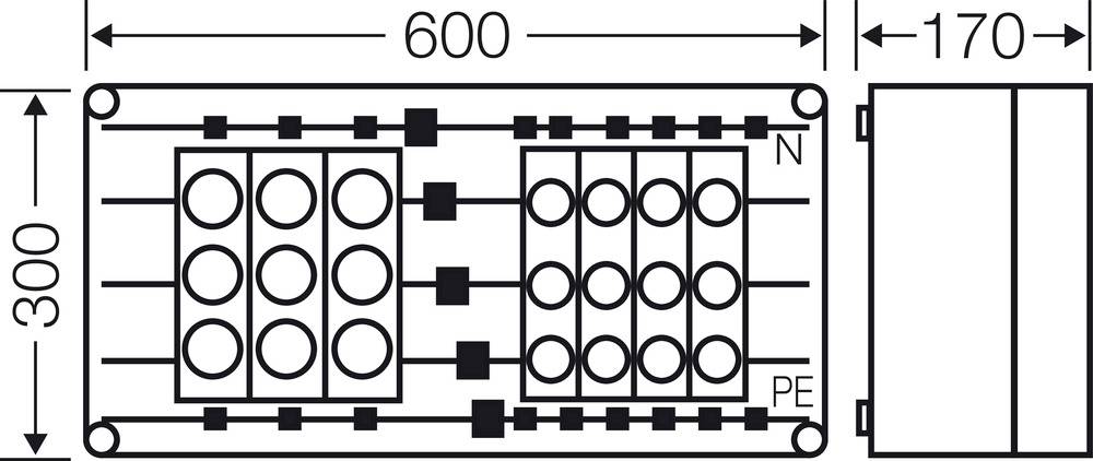 Hensel 2000627 Sicherungshalter 63A
