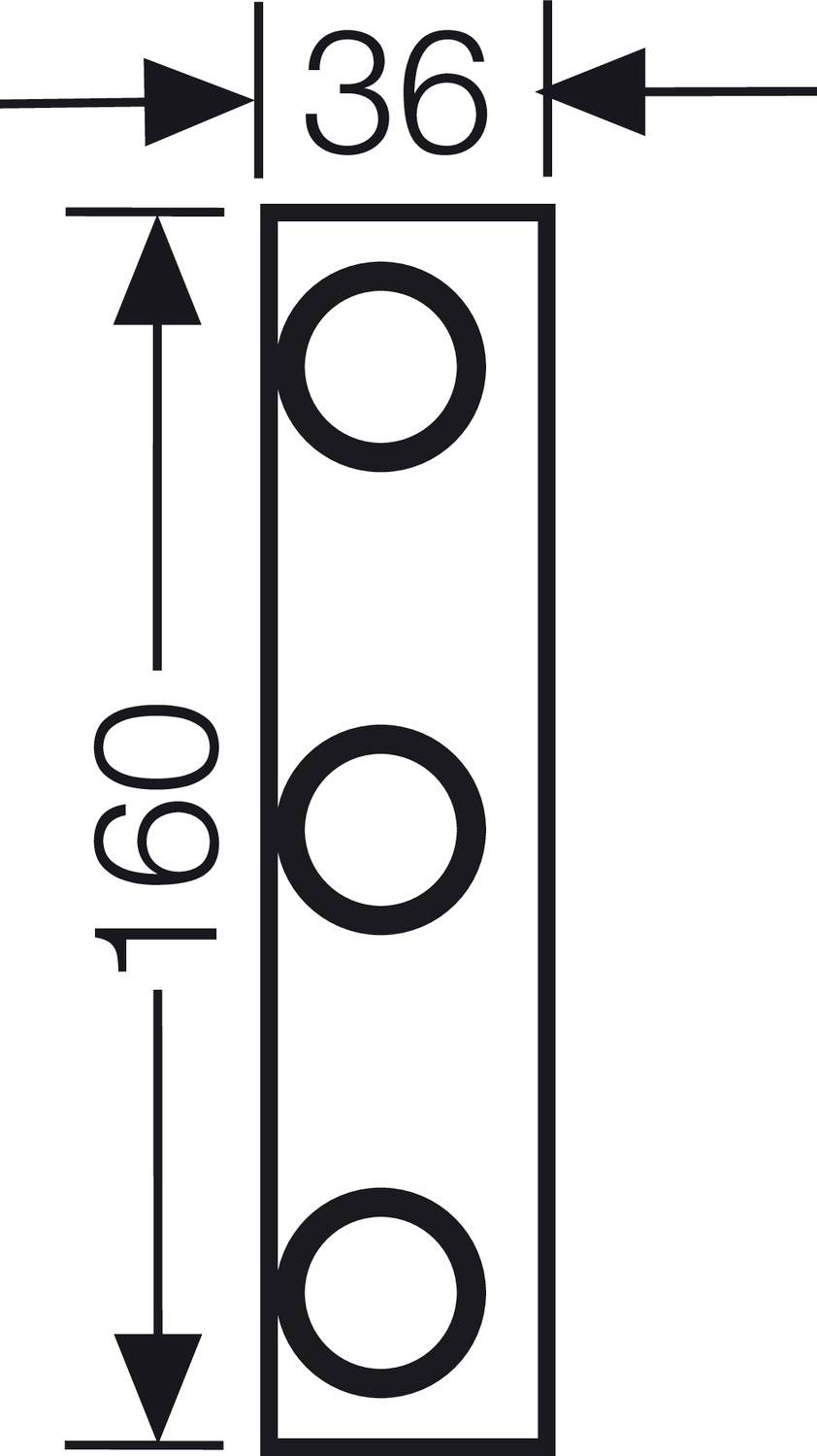 Hensel 22002424 Sicherungshalter Sicherungsgröße = D02 3polig 63A 400V
