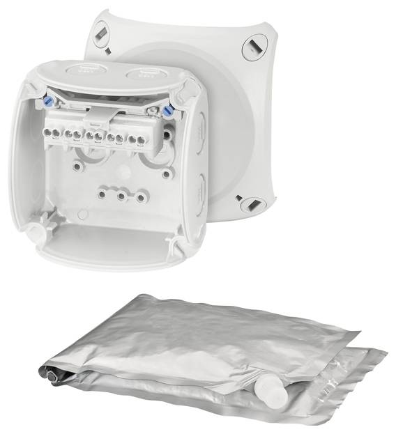 Hensel 62000097 Abzweigdose halogenfrei, plombierbar, witterungsbeständig (L x B) 93mm x 93mm 1St.