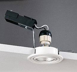 Brumberg 0H199602 0H199602 Einbauleuchte Hochvolt-Halogenlampe GZ10 50 W Chrom