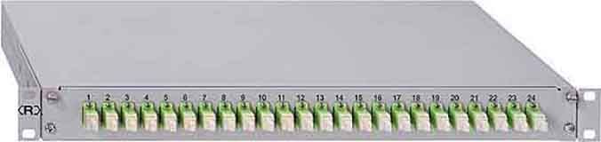 Rutenbeck 12xLC-D OS2 blau LWL-Spleißbox LC 1 HE