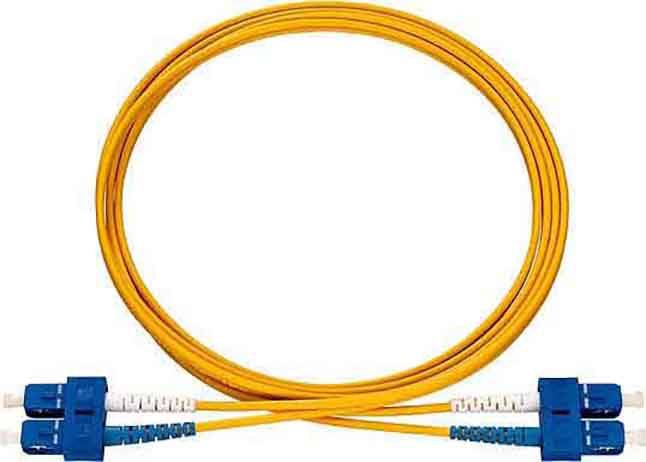Rutenbeck 228050802 Glasfaser LWL Anschlusskabel [1x SC-D Stecker - 1x SC-D Stecker] Singlemode OS2 2.00 m