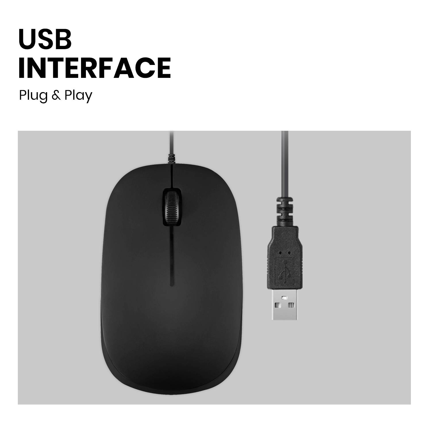 Perixx PERIMICE-201 U B Maus Kabelgebunden Optisch Schwarz 3 Tasten 800 dpi