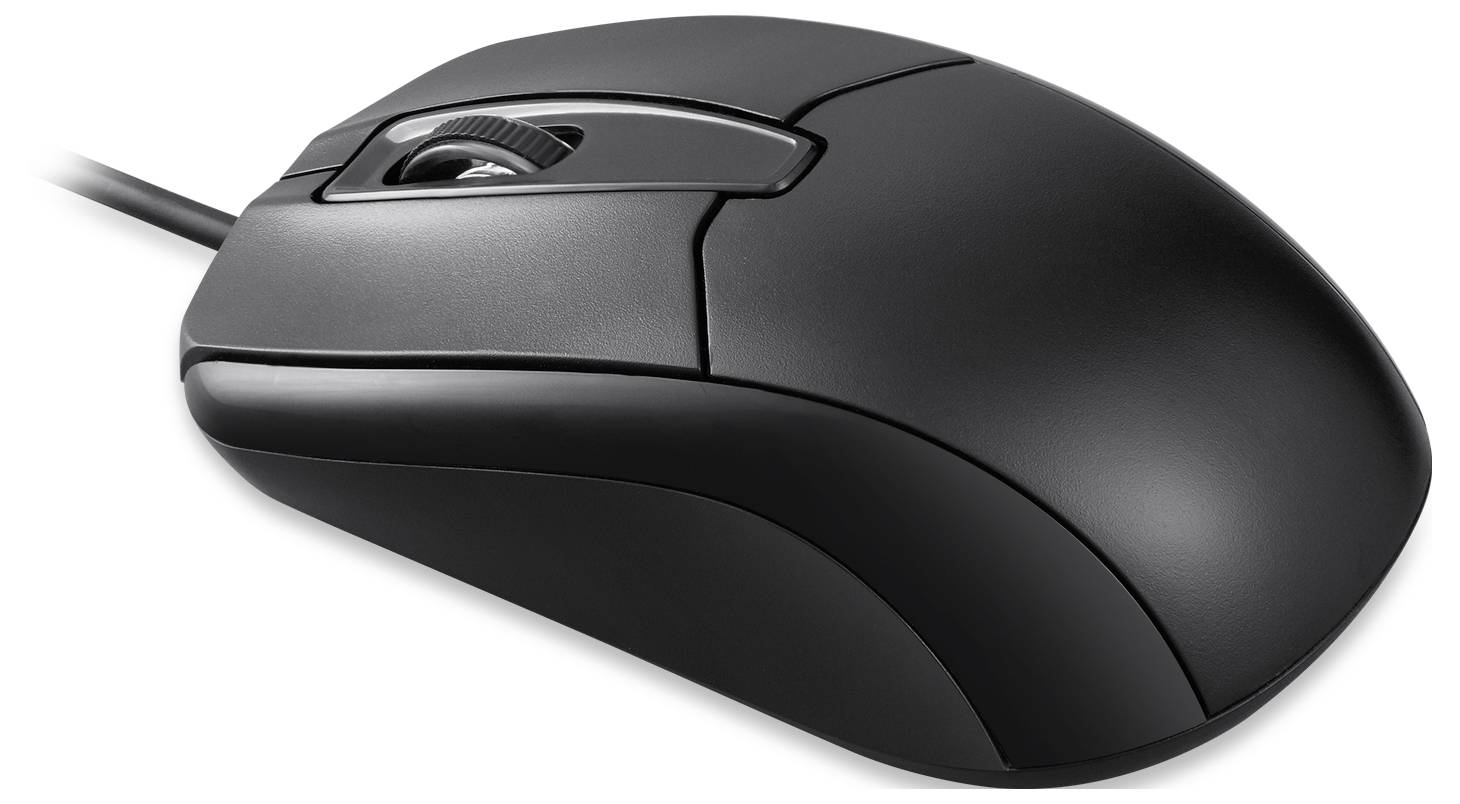 Perixx PERIMICE-209 C Black Maus Kabelgebunden Optisch Schwarz 3 Tasten 1000 dpi