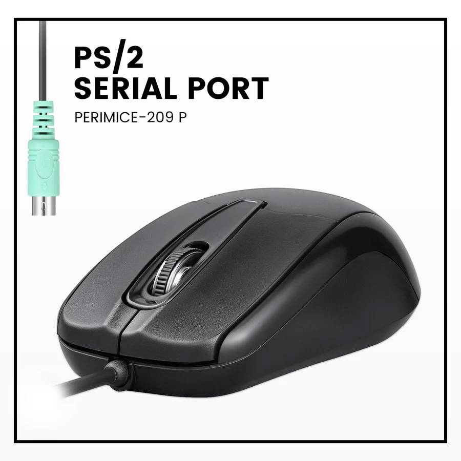 Perixx PERIMICE-209 P Black Maus Kabelgebunden Optisch Schwarz 3 Tasten 1000 dpi