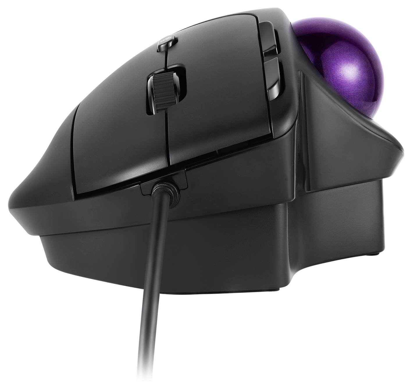 Perixx PERIMICE-520 Ergonomische Maus Kabelgebunden Schwarz 8 Tasten 2 dpi mit Trackball