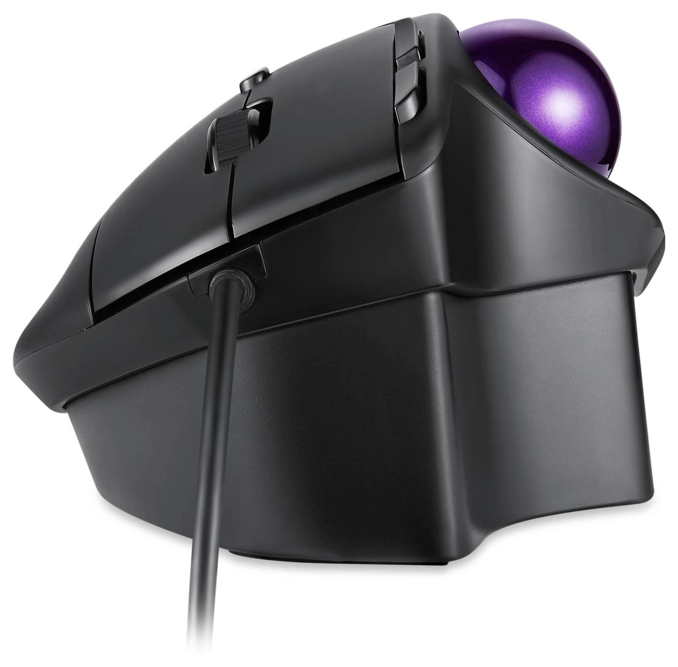 Perixx PERIMICE-520 Ergonomische Maus Kabelgebunden Schwarz 8 Tasten 2 dpi mit Trackball