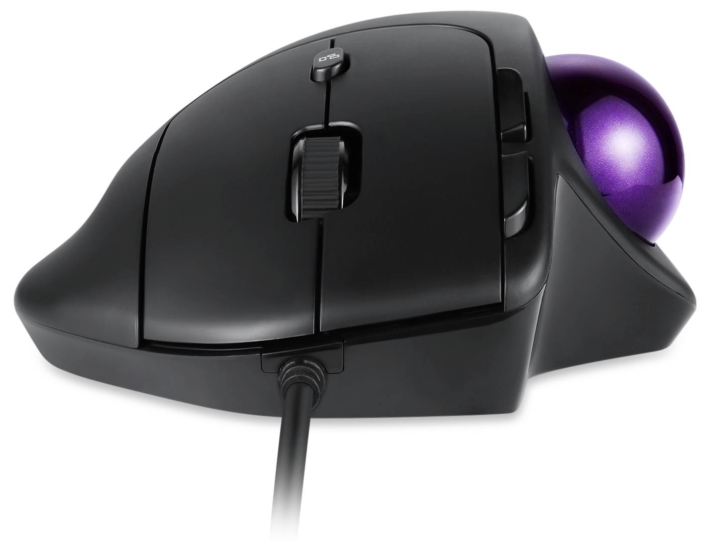 Perixx PERIMICE-520 Ergonomische Maus Kabelgebunden Schwarz 8 Tasten 2 dpi mit Trackball