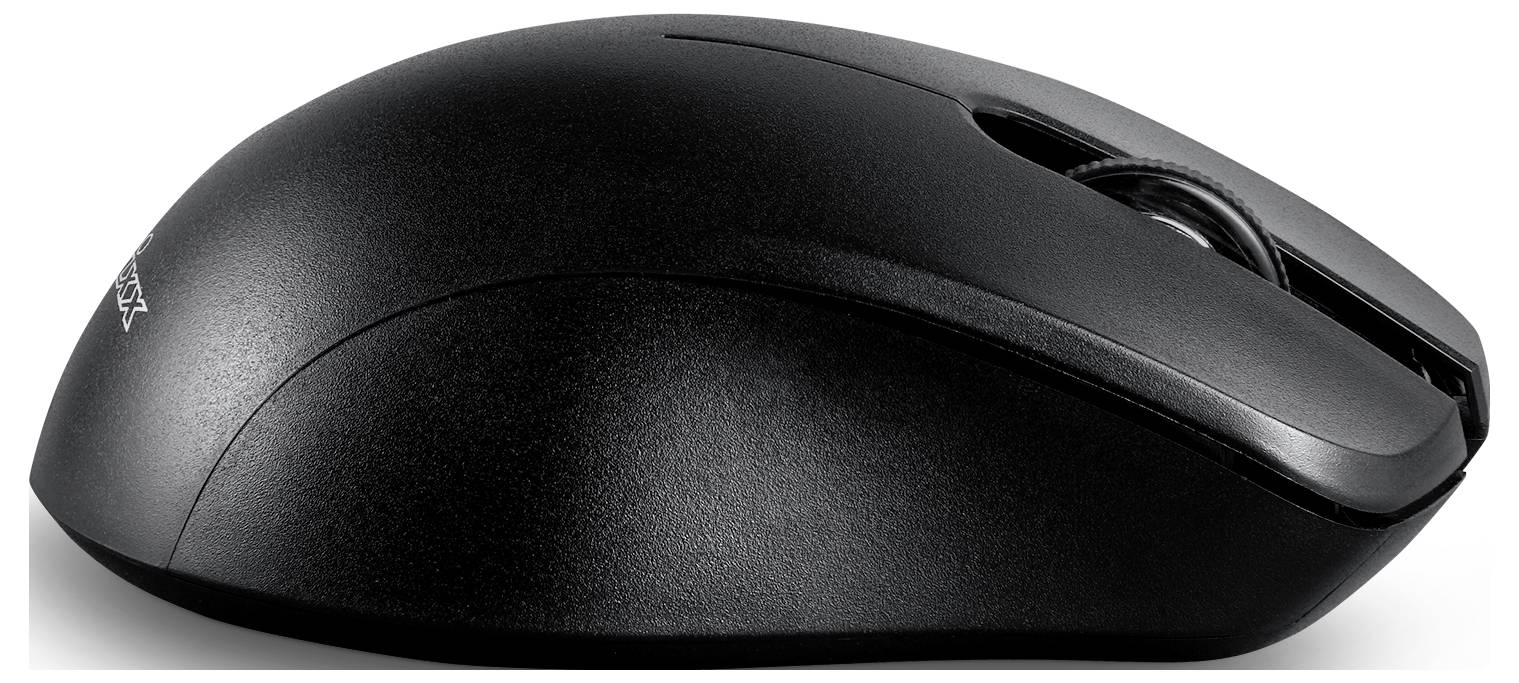 Perixx PERIMICE-621 B Ergonomische Maus Funk Schwarz Geräuscharme Tasten