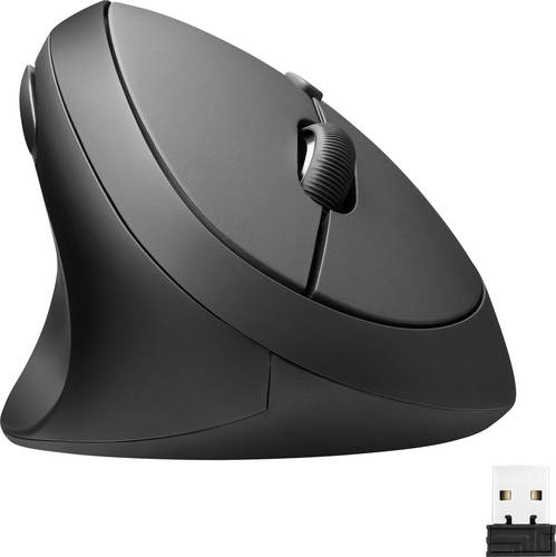 Perixx PERIMICE-719 L Ergonomische Maus Funk Schwarz 800 dpi, 1200 dpi, 1600 dpi