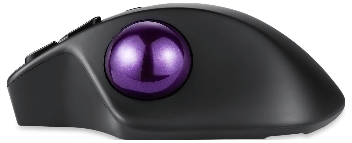 Perixx PERIMICE-720 Maus Funk, Bluetooth® Schwarz 600 dpi, 1600 dpi mit Trackball