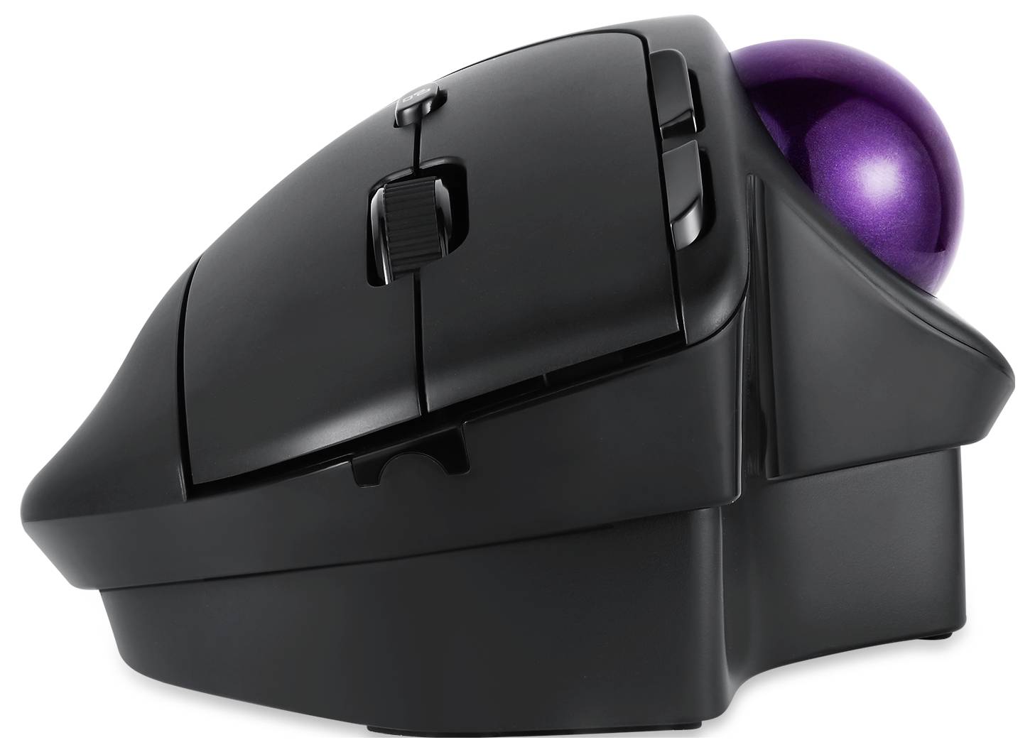 Perixx PERIMICE-720 Maus Funk, Bluetooth® Schwarz 600 dpi, 1600 dpi mit Trackball