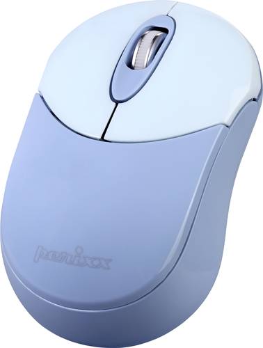 Perixx PERIMICE-802 Blue Maus Bluetooth®, Funk Blau 1000 dpi