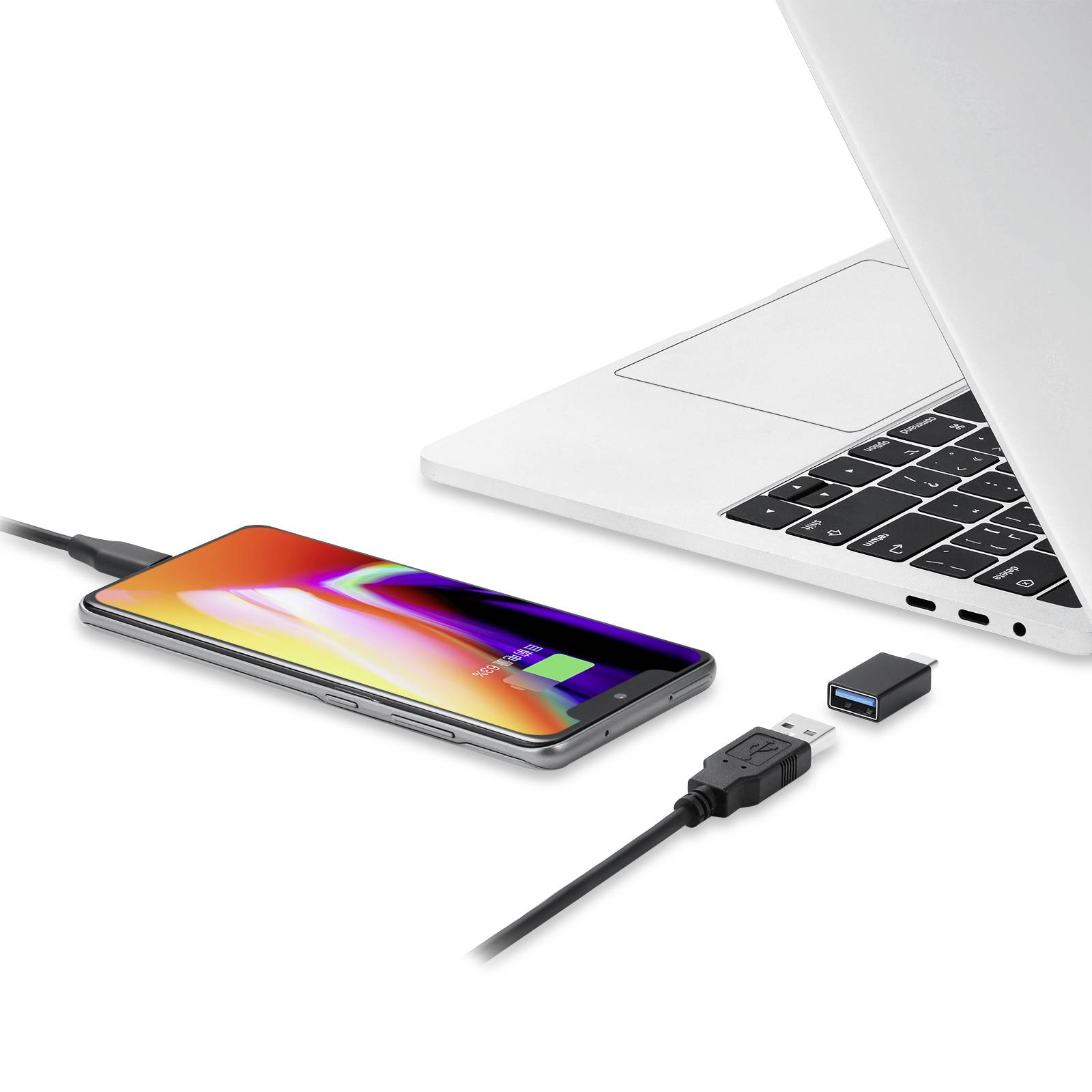 Perixx USB 3.1 Gen 1 (USB3.0) Adapter [1x USB-C® Stecker - 1x USB 2.0 Buchse A] PERIPRO-404