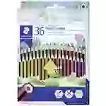 Staedtler Buntstift Noris colour sechskant 185 CD36 farbig sortiert 36St. Staedtler Buntstift Noris colour sechskant 185 CD36 farbig sortiert 36St.
