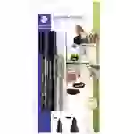 Staedtler Permanentmarker Lumocolor Schwarz, Weiß 3St. Staedtler Permanentmarker Lumocolor Schwarz, Weiß 3St.