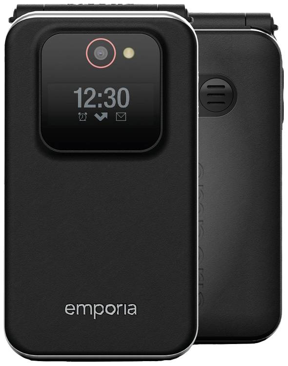 Emporia JOY_LTE 64 MB Schwarz 7.1 cm (2.8 Zoll) Handy