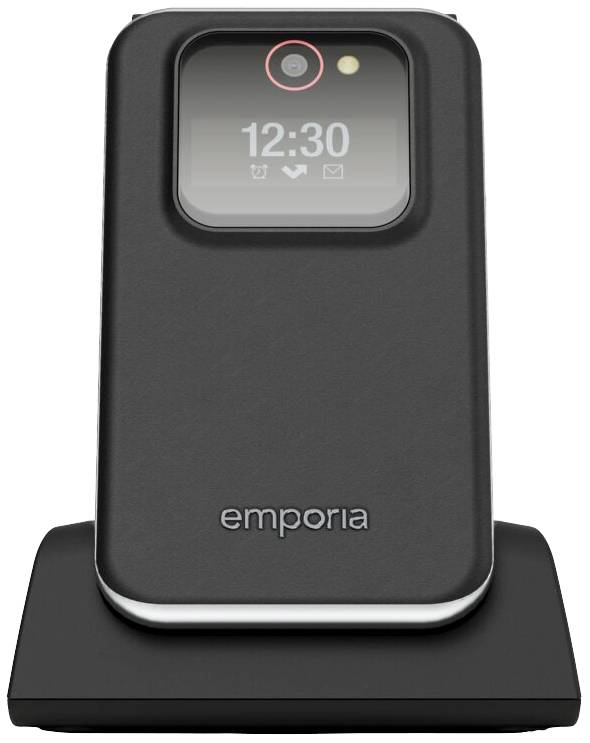 Emporia JOY_LTE 64 MB Schwarz 7.1 cm (2.8 Zoll) Handy