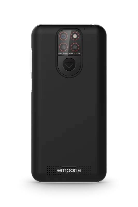 Emporia emporiaSMART5.mini, 12,6 cm (4.95"), 4 GB, 64 GB, 13 MP, Android 13, Schwarz