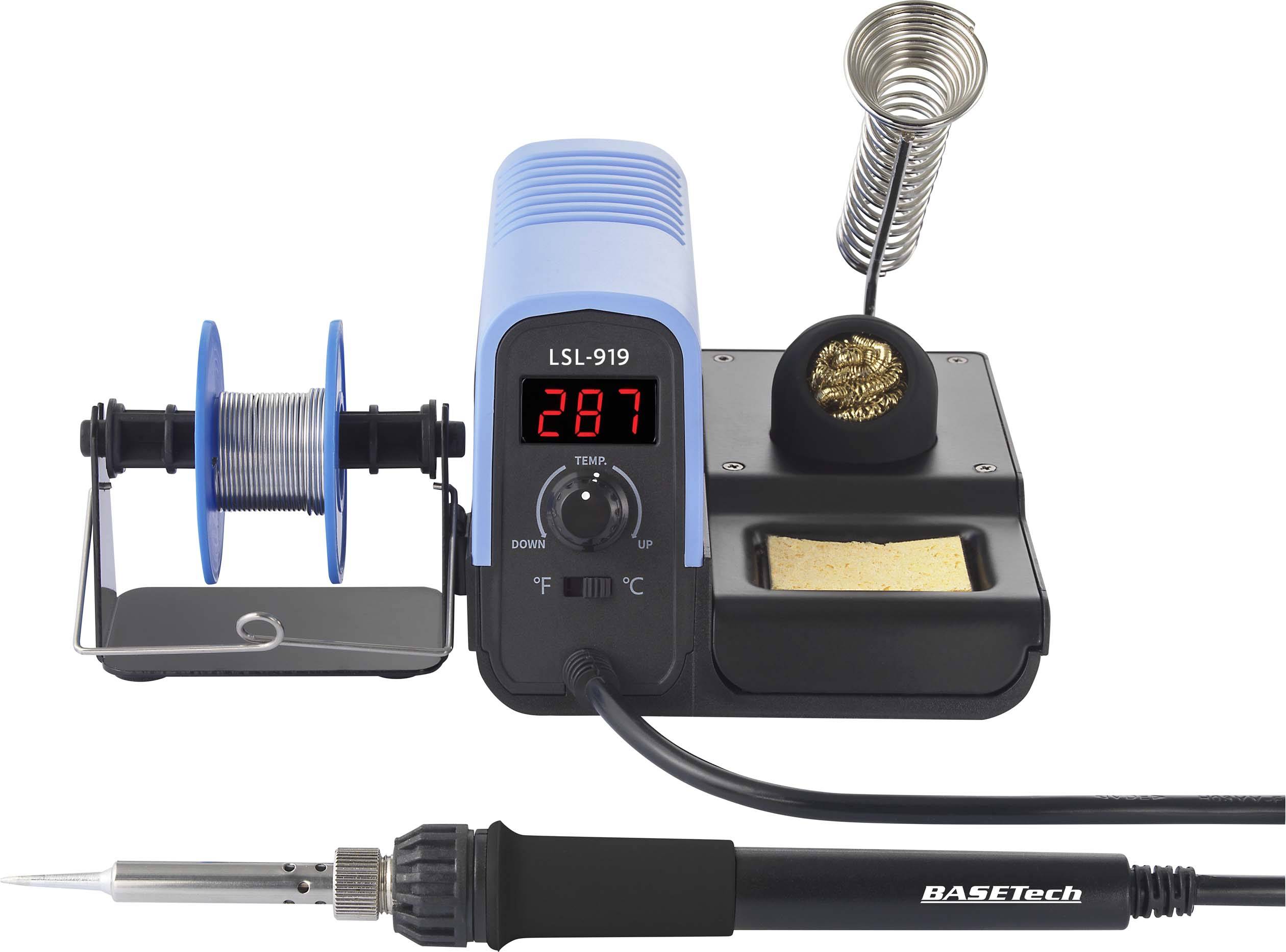 Basetech LSL-919 Lötstation digital 30W 160 - 480°C inkl. Lötzinn