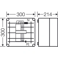 Hensel 2000796 Mi 6204 Verteilerschrank Aufputz Inhalt 1St. Hensel 2000796 Mi 6204 Verteilerschrank Aufputz Inhalt 1St.