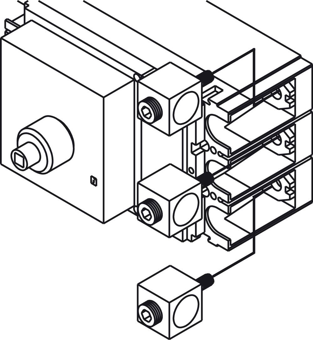 Hensel 6600191 Anschlussklemme 3polig 300mm² 630A