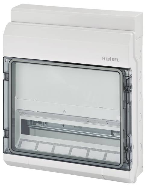 Hensel 6100431 KV 9230 Kleinverteiler Aufputz Anzahl Teilungen = 18 Anzahl Reihen = 1 Inhalt 1St.