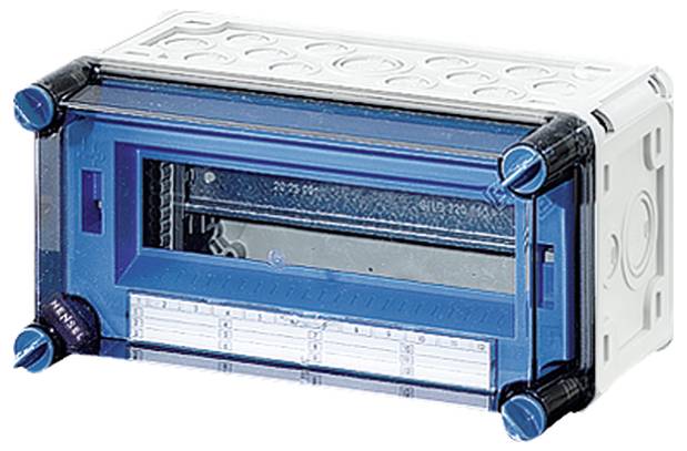 Hensel 2000601 Mi 1112 Kleinverteiler Aufputz Anzahl Teilungen = 12 Anzahl Reihen = 1 Inhalt 1St.