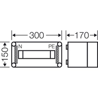 Hensel 2000601 Mi 1112 Kleinverteiler Aufputz Anzahl Teilungen = 12 Anzahl Reihen = 1 Inhalt 1St. Hensel 2000601 Mi 1112 Kleinverteiler Aufputz Anzahl Teilungen = 12 Anzahl Reihen = 1 Inhalt 1St.