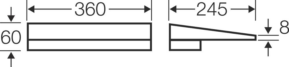 Hensel 68000174 Regendach Stahl 1St.