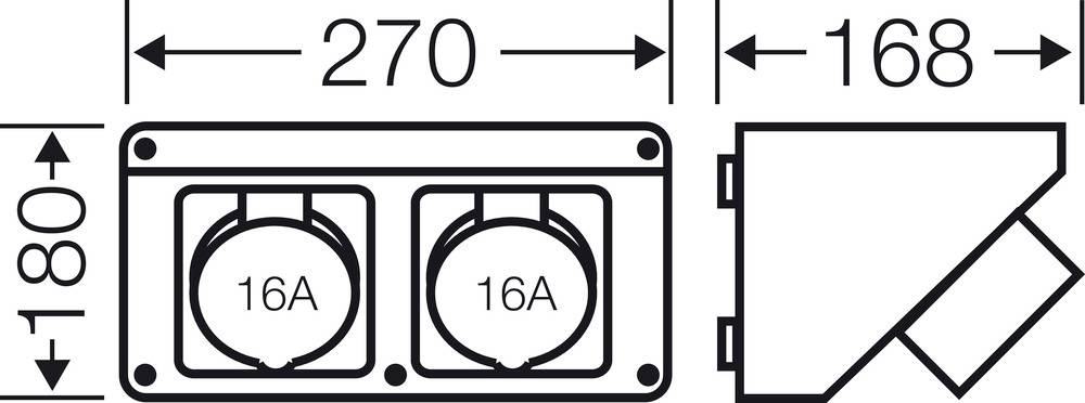 Hensel CEE Stromverteiler FP CB 211 68000139 400V