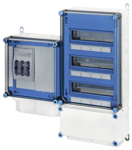 Hensel 20001166 Mi PV 6111 Verteilerschrank Aufputz Anzahl Reihen = 3 Inhalt 1St.