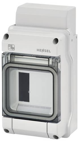 Hensel 61001100 KV PC 9103 Kleinverteiler Aufputz Anzahl Teilungen = 3 Anzahl Reihen = 1 Inhalt 1St.