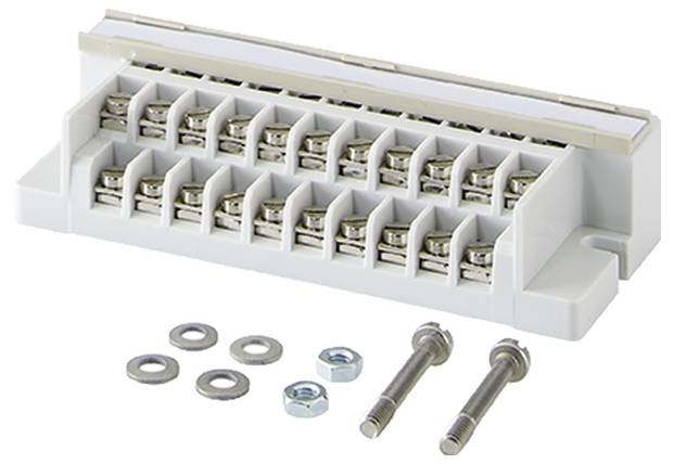 Hensel 26001229 Fernmelde-Anschlussleiste 10DA Schraubanschl. FK 5210 Grau Inhalt: 1St.