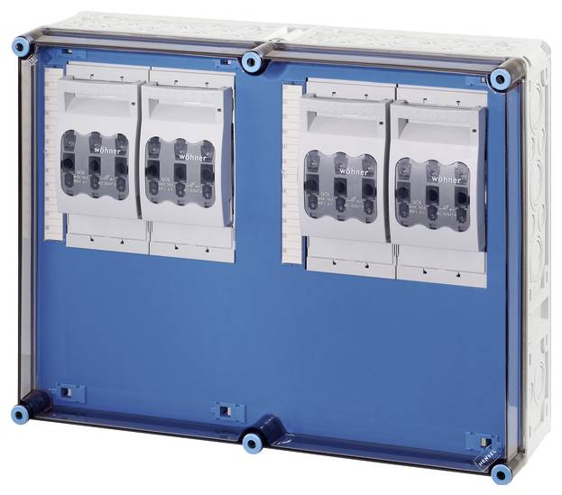 Hensel 20001324 NH-Sicherungshalter Sicherungsgröße = 0 3polig 125 A 800 V