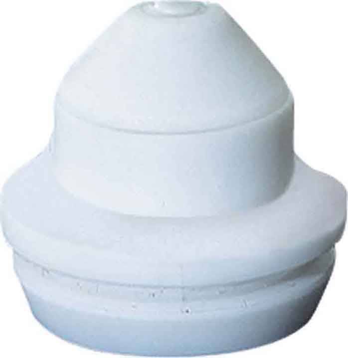 Hensel EDK 25 Kabeleinsteckstutzen Plattenstärke (max.) 4 mm Lichtgrau 20 St.