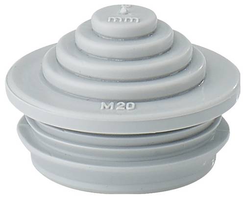 Hensel STM 20 Stufenstutzen Plattenstärke (max.) 4 mm Lichtgrau