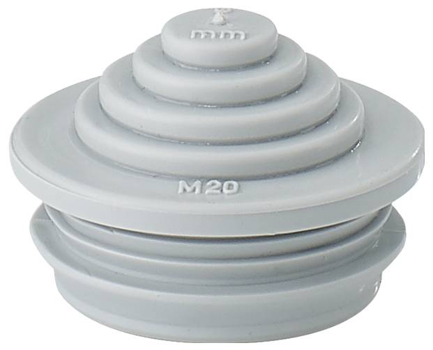 Hensel STM 20 Stufenstutzen Plattenstärke (max.) 4 mm Lichtgrau