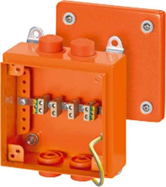 Hensel FK 9025 Kabelabzweigdose halogenfrei Stahl Orange (L x B  
